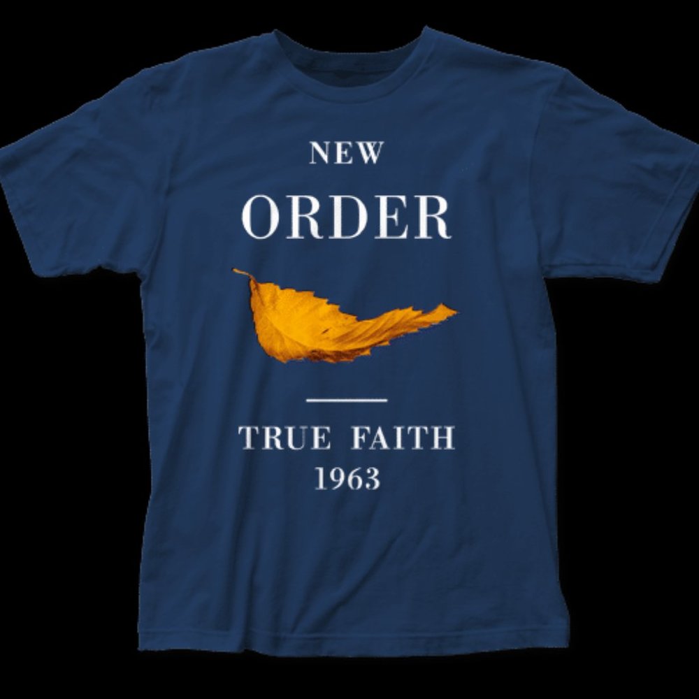 New Order – True Faith Unisex Adult Fitted Tee - Picture 1 of 2